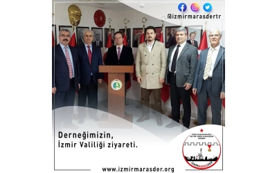 Derneğimizin İzmir Valiliği ziyareti.